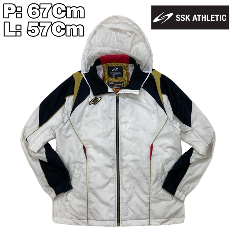 J43 Jaket Windbreaker Outdoor SSK Athletic Sport  Running Olahraga Thermotron Hiking Trecking