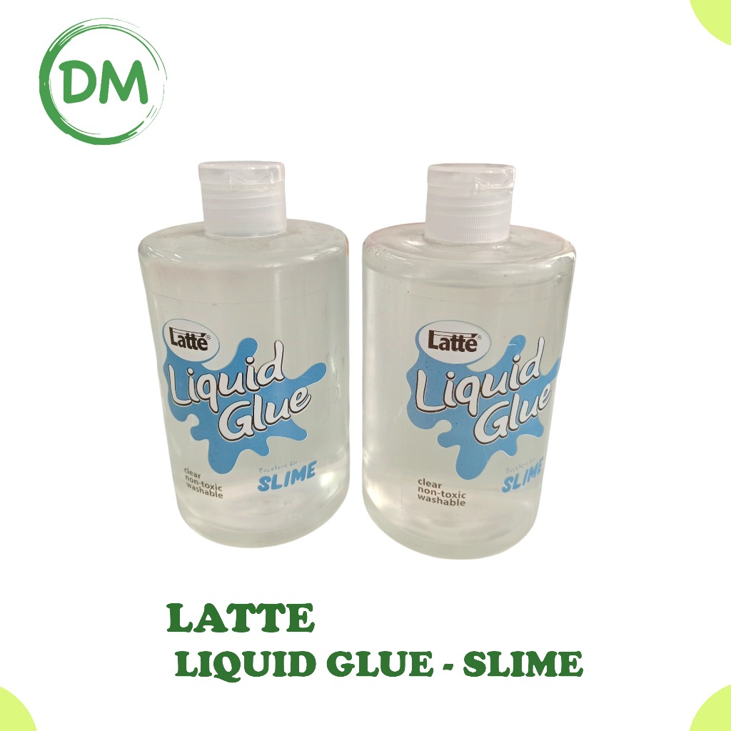 

LATTE LIQUID GLUE CLEAR lem cair slime 350ml