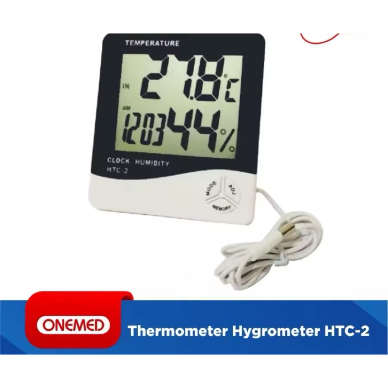 Thermometer Digital Hygrometer HTC 2 OneMed