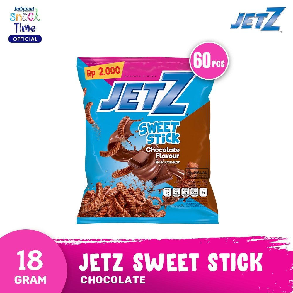 

JetZ Sweet Stick Chocolate 18 Gr - 60 Pcs