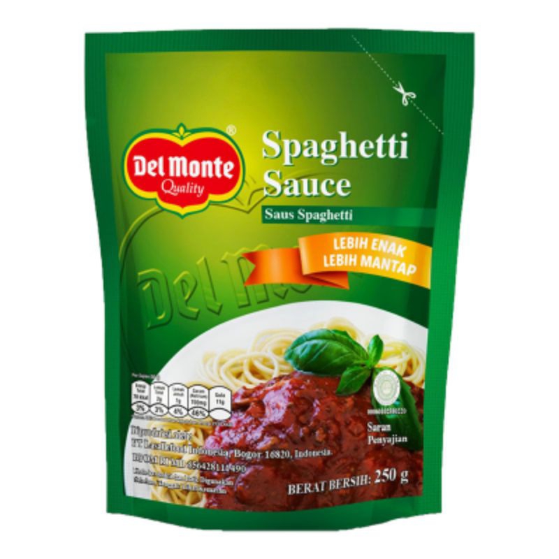 

Del Monte Saus Spageti Refill 250 g
