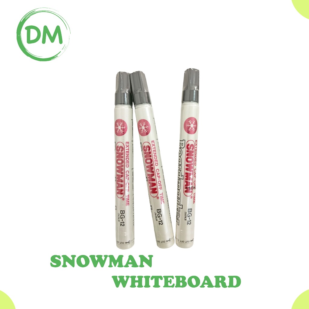 

Spidol White Board Snowman BG-12/SPIDOL PAPAN TULIS HARGA PER PCS