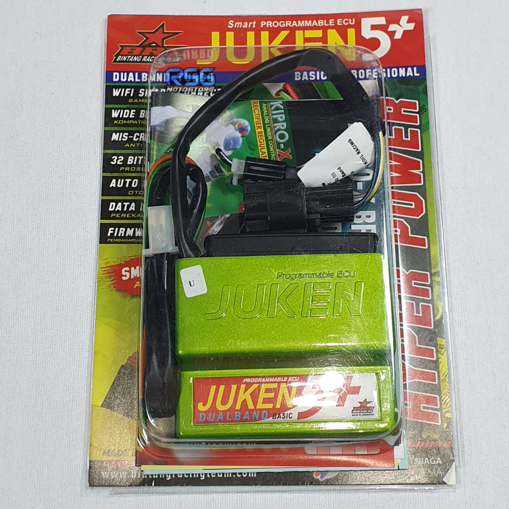 ECU BRT JUKEN 5+ PLUS DUALBAND VESPA SPRINT & SPRINT I GET 150 V3 ABS & NON ABS