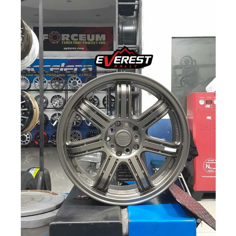 Velg HSR WHEEL Model Siak Ring 17 Lebar 7,5 Warna Bronze Altis Sienta Innova Camry Pelek R17