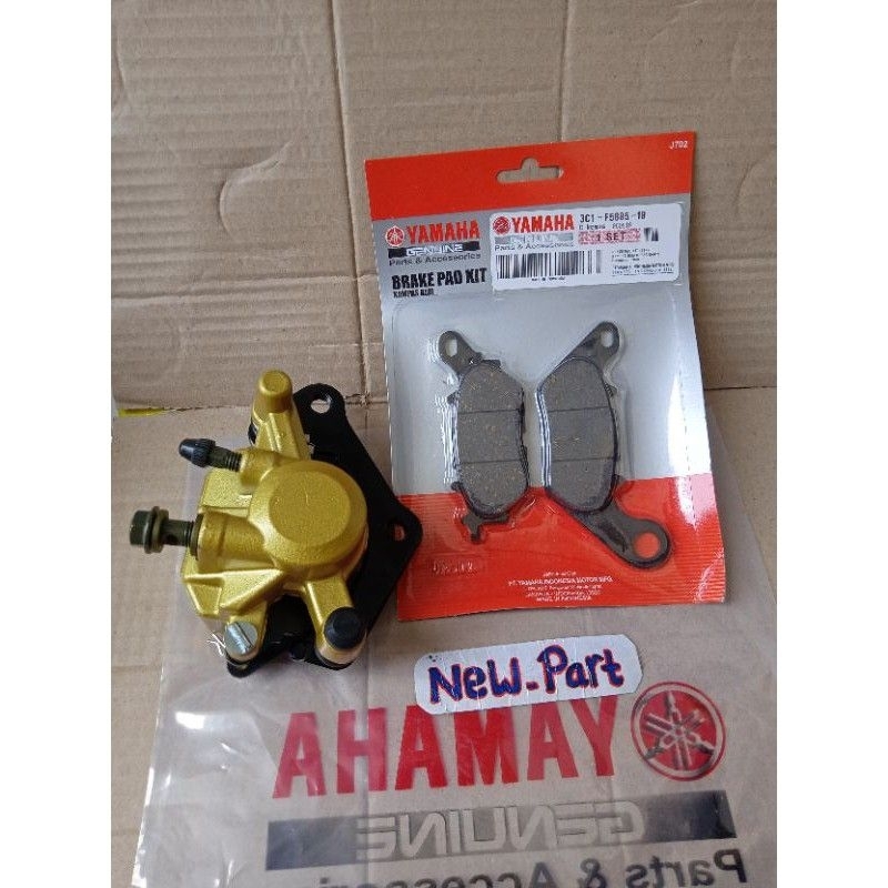 Kaliper + kampas rem depan Yamaha Vixion lama/Vixion new NVA/NVL