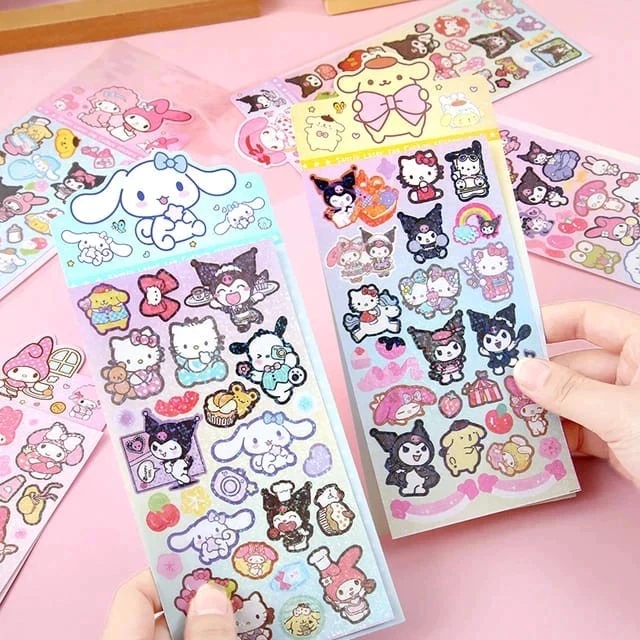 

Sticker Laser Karakter TGG Stiker Dekor Stationery ATK Mainan Anak Cuckoo Stickers San rio