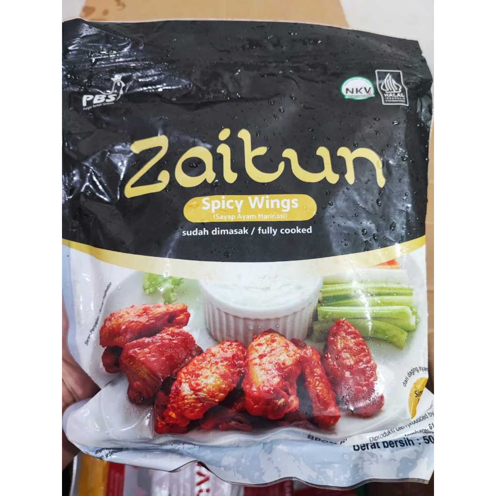 

Zaitun Chicken Spicy Wing 500 gr