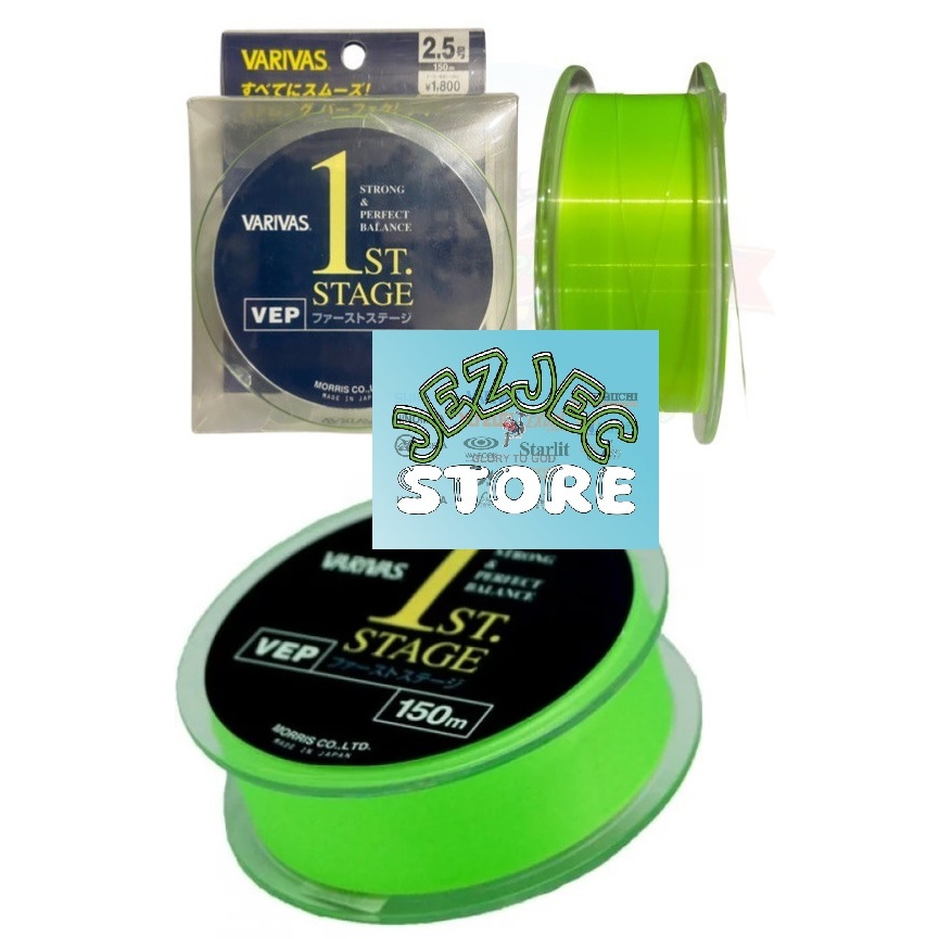 Senar Pancing VARIVAS 1ST STAGE 150M | Varivas First Stage Nylon Line