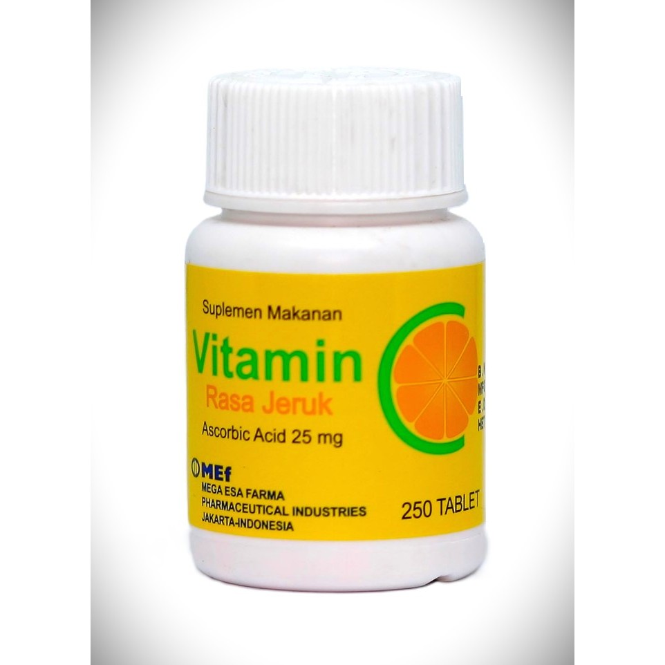VITAMIN C 25 MG 250'S TABLET MEF