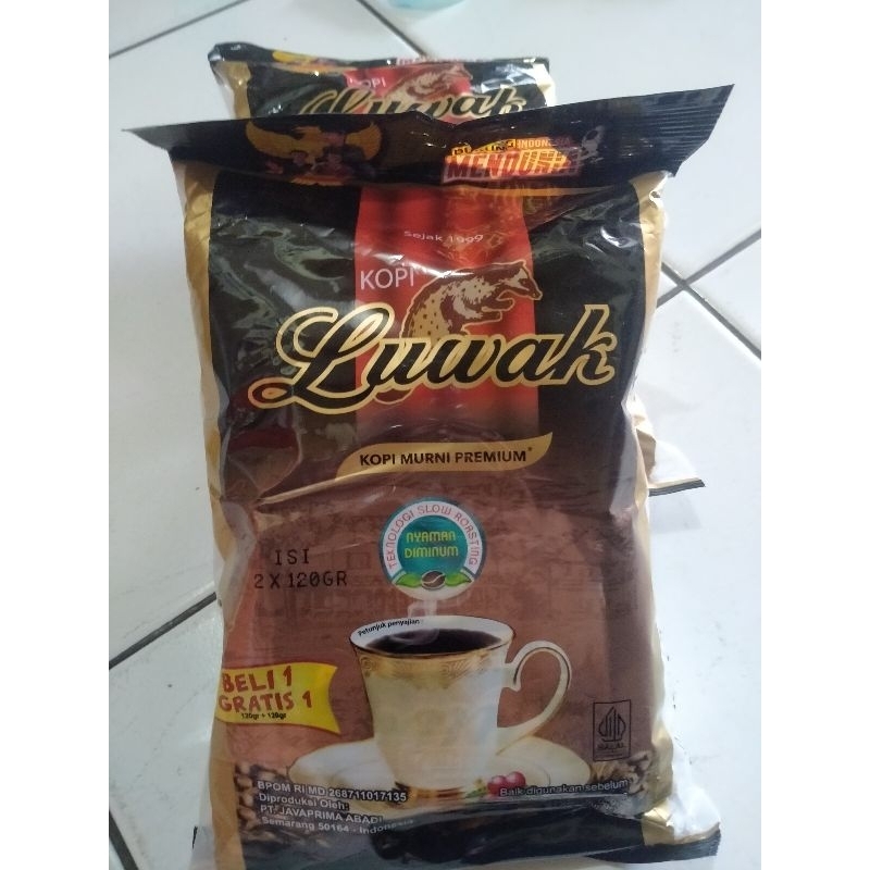 

luwak beli 1 gratis 1 (2x110gr)