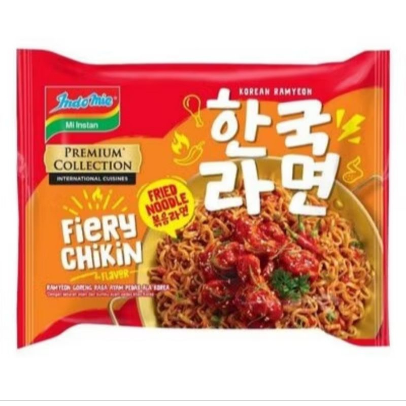 

Indomie Goreng Premium Korea Series Fiery Chikin & Spicy Rameyoun 86gr Halal Murah Distributor