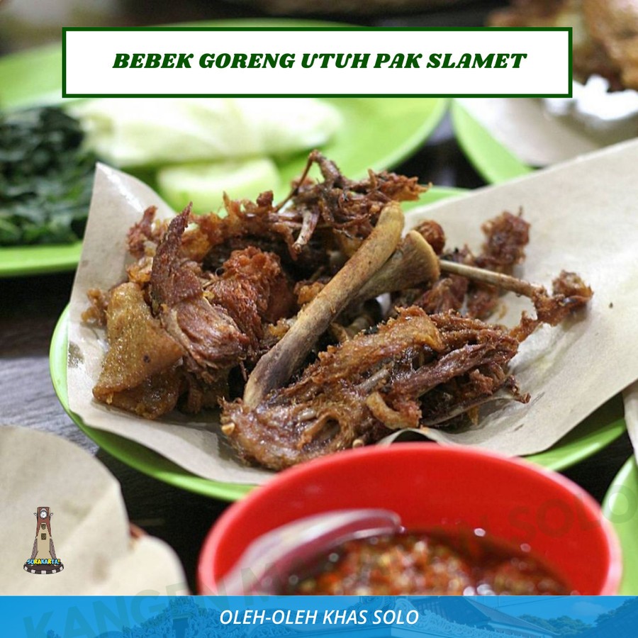 

Bebek Pak Slamet Asli Solo - Jastip Kangen Jajanan Solo