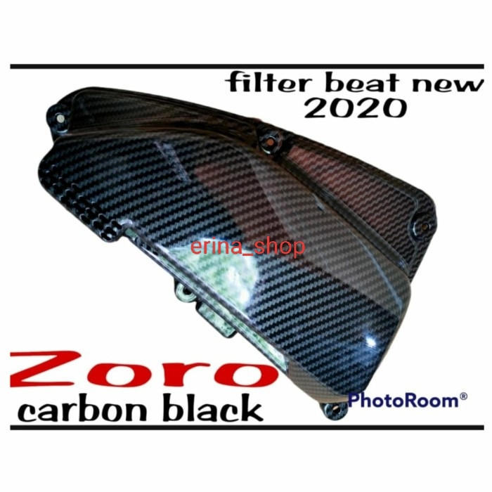 COVER FILTER HAWA BEAT DELUXE 2020-2024 CARBON ZORO / COVER FILTER HAWA DEPAN KARBO ZORO MOTOR BEAT 