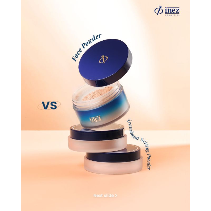 INEZ FACE POWDER / bedak tabur inez/ bedak tabur ringan untuk harian / inez kosmetik.