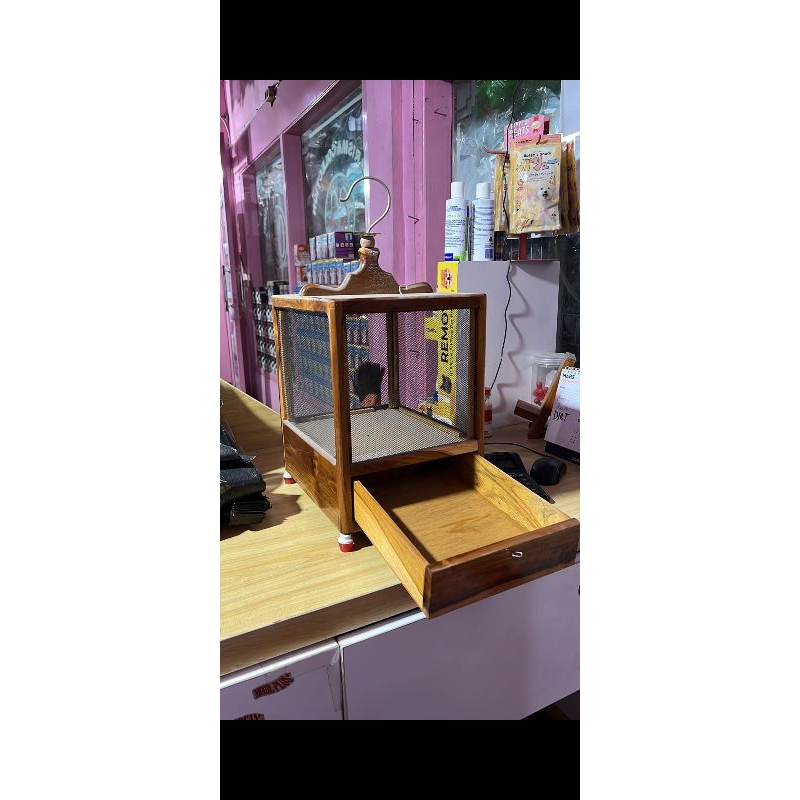 Kandang/Sangkar Jangkrik FULL kayu jati