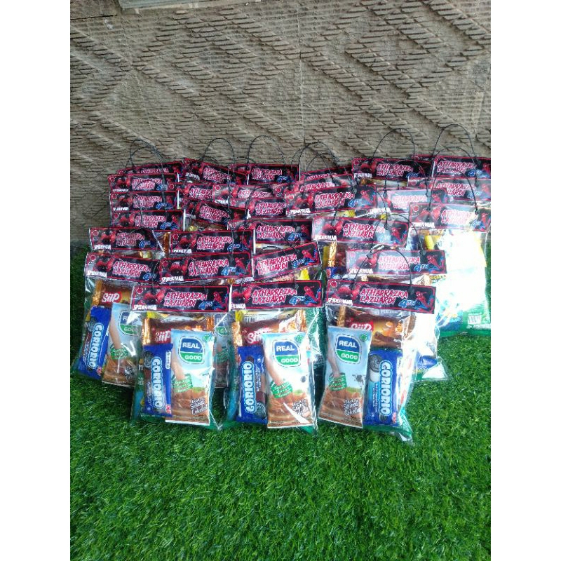 

Snack ulang tahun anak / bingkisan ulang tahun / snack ultah anak laki-laki dan perempuan