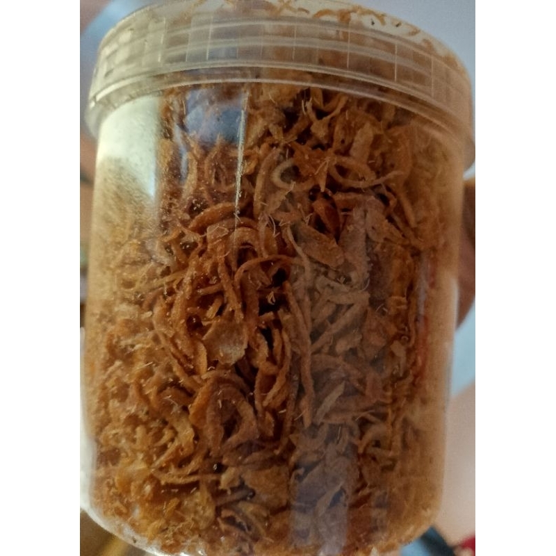 

Bawang Goreng Udang Rebon 100gr (toples)