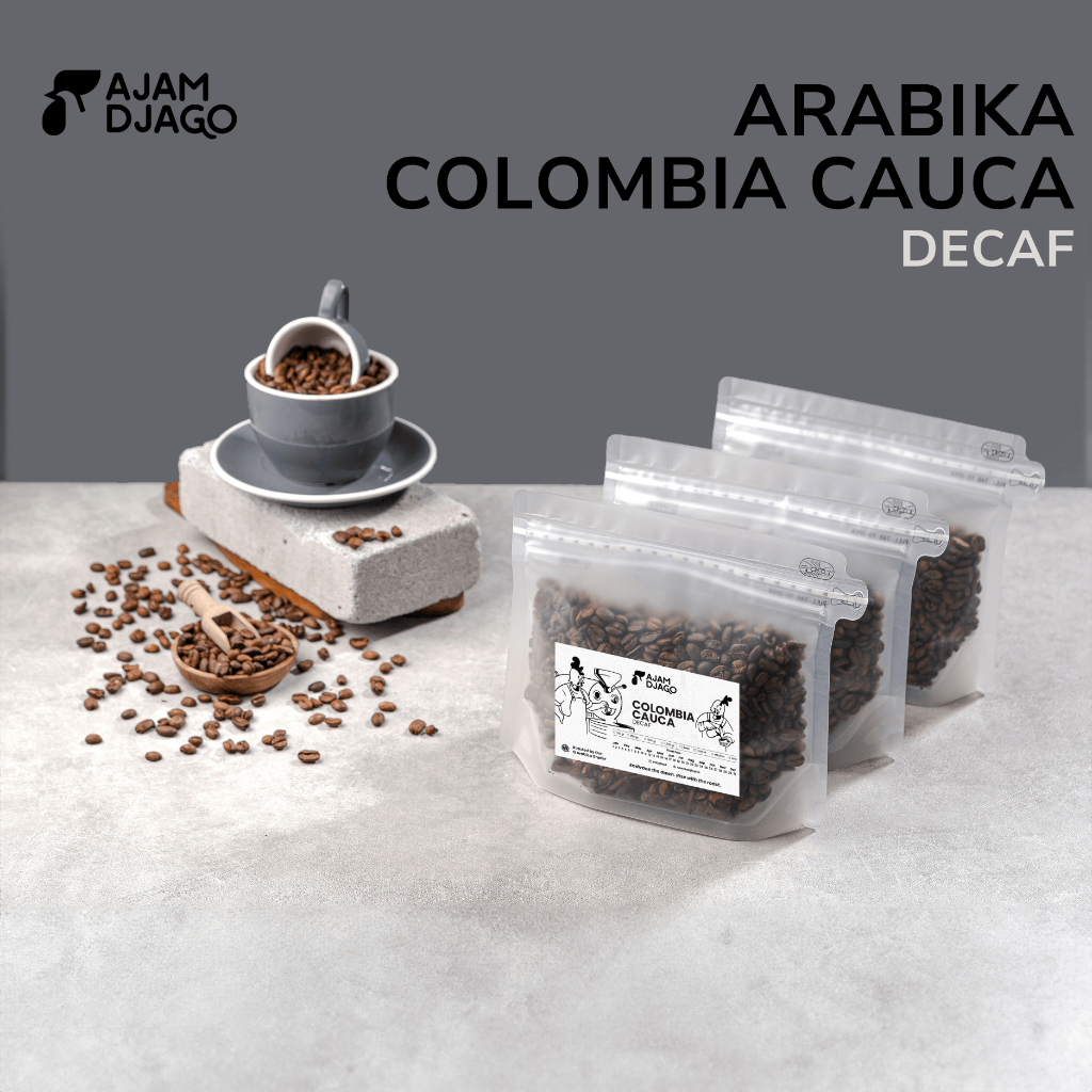 

Kopi Arabika Decaf Colombia Cauca Sugarcane Decaf Coffee Beans