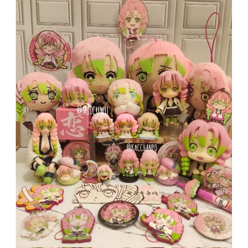 AAB Mitsuri Kanroji Kimetsu No Yaiba Official Merchandise KNY Tomonui Plush FuRyu Rascal Card Game P