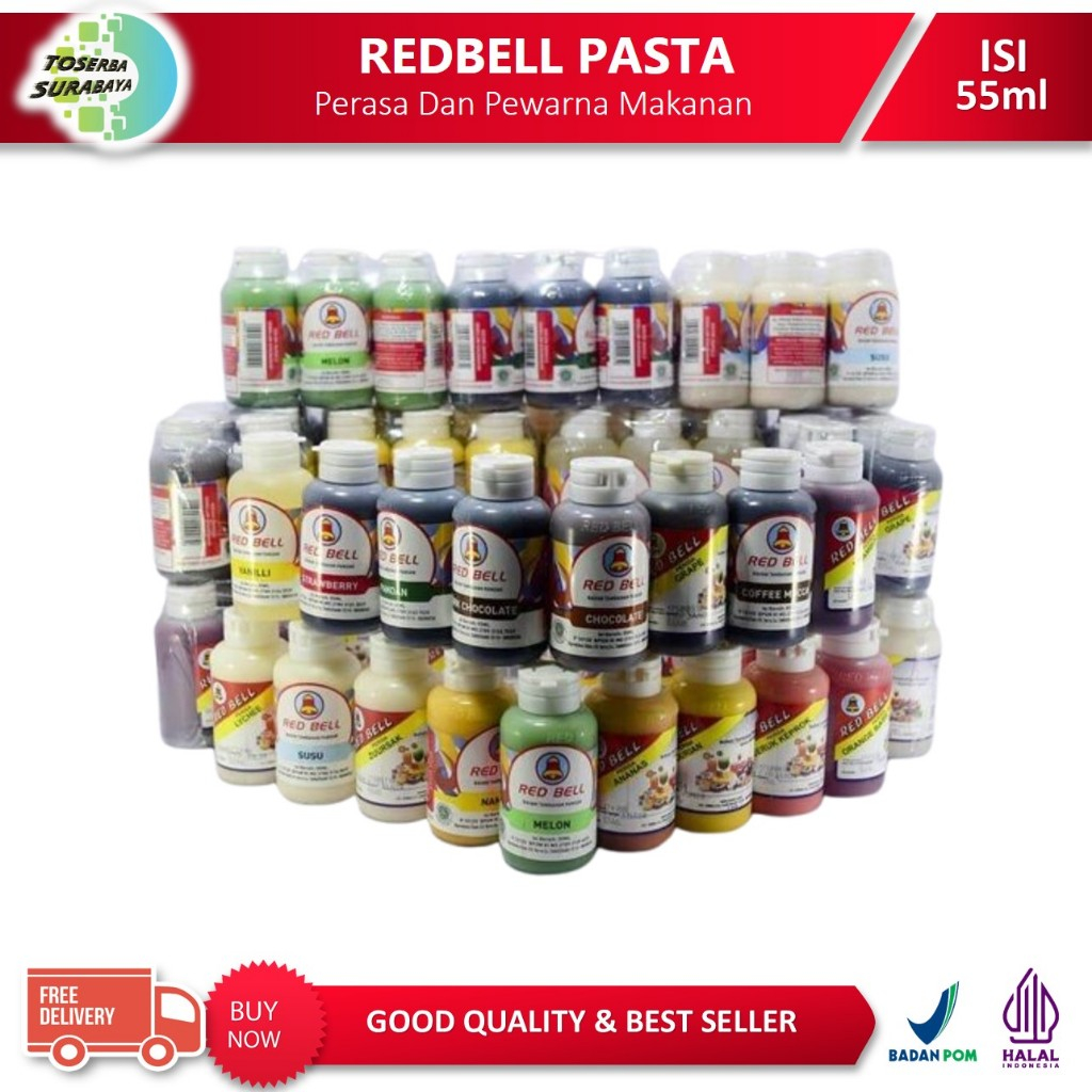 

REDBELL PASTA ANEKA RASA 55ml LENGKAP - Perisa RED BELL BEST SELLER