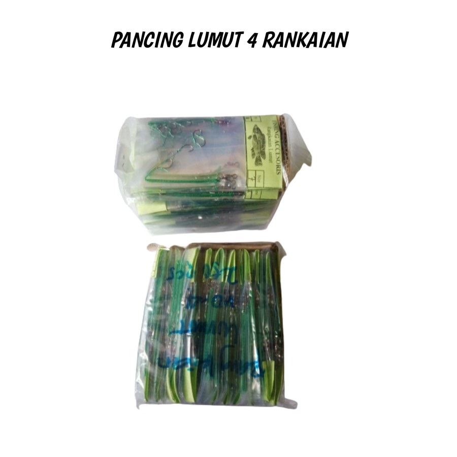 Mata Kail Ikan Nila Pancing Lumut Rangkaian 4 kail