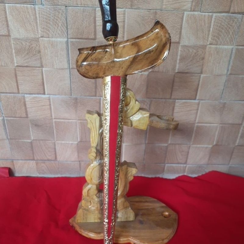 Keris Jalak Sangu Tumpeng Sepuh Original  Majapahit Pamor Banyu Mili/Ilining Warih/Ombak Segoro