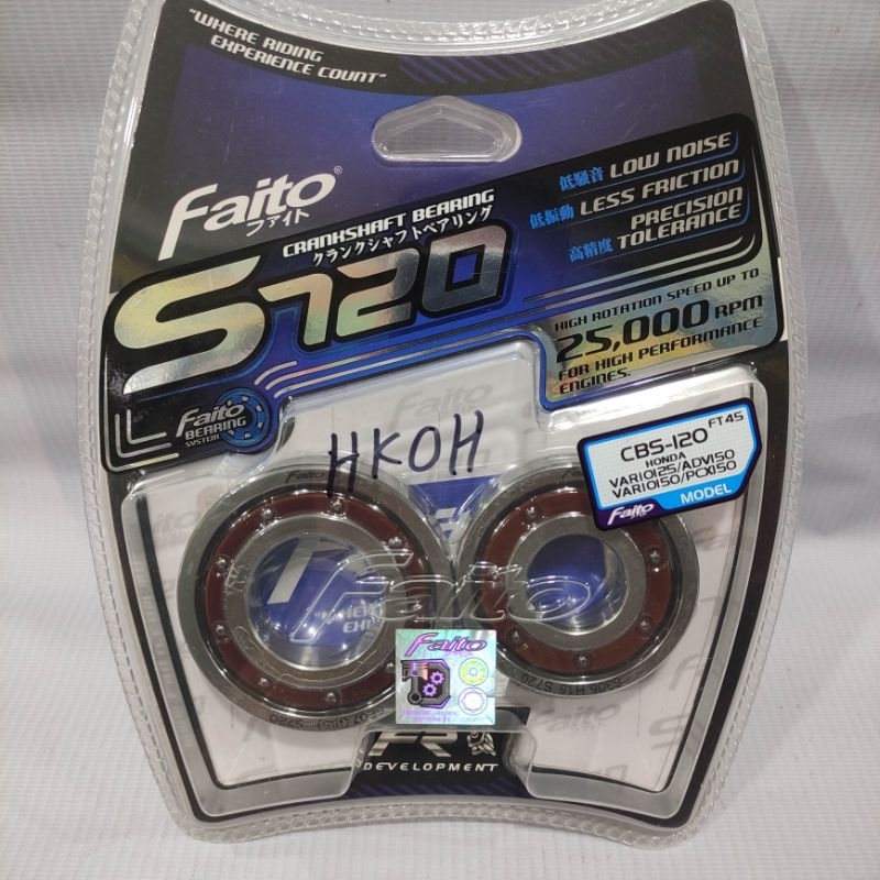 BEARING KRUK AS S720 FAITO VARIO 125 VARIO 150 PCX 125 PCX 150 ADV 150 ORIGINAL FAITO