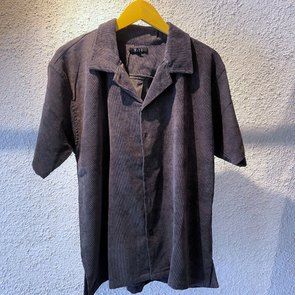 Kemeja Pendek | Corduroy Navi