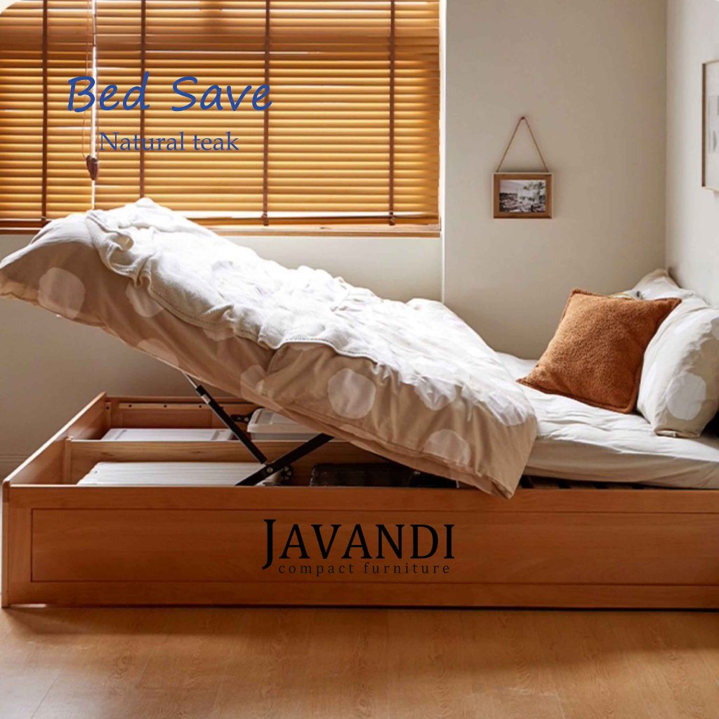 JAVANDI BedSave Tempat Tidur Minimalis Dipan laci Bed Storage Hidrolis