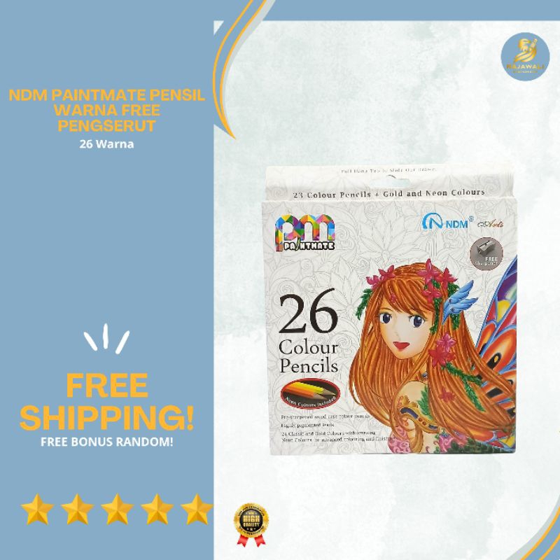 

Pensil Warna Paintmate NDM | 26 Warna | Free Pengserut | Kualitas Warna Terbaik