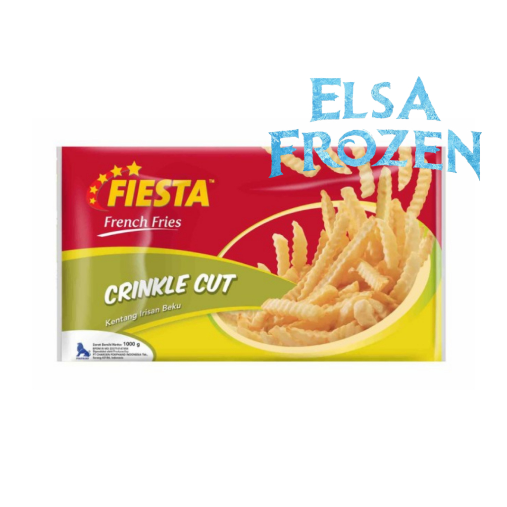 

FIESTA KENTANG GORENG CRINKLE CUT 1KG FRENCH FRIES KENTANG GORENG BEKU