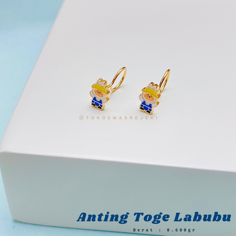 Anting Toge Loop Newborn Anak Labubu Lucu 8k