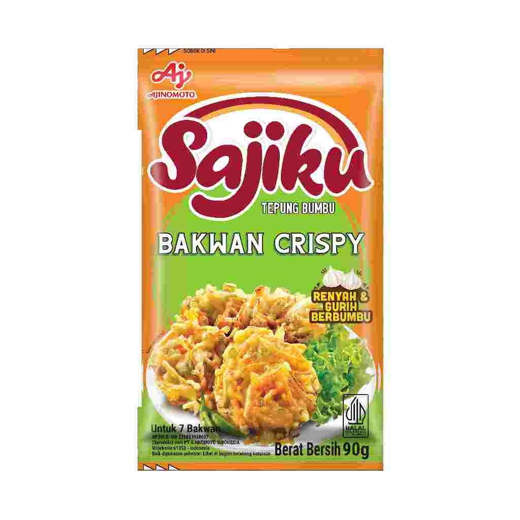 

GIFT MEMBERSHIP - SAJIKU Tepung bumbu Bakwan Crispy Sachet 90g