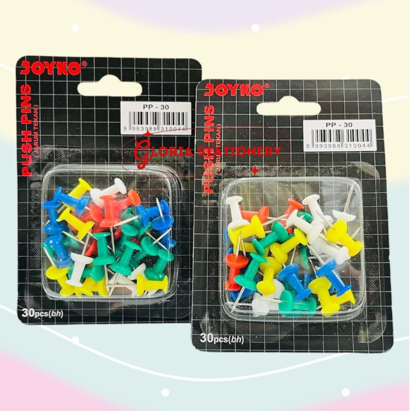 

Push Pin Joyko PP 30/Jarum Tekan/Jarum papan madding PP 30 JOYKO