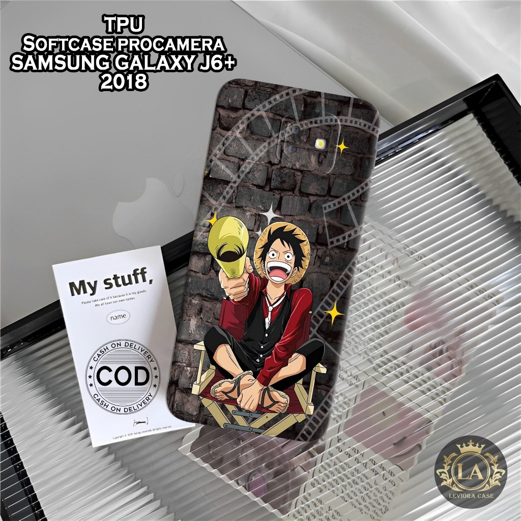 Case Samsung J6+ 2018 - Leviora Case - Fashion Case Anime - Softcase Samsung J6+ 2018 - Case Pro Cam