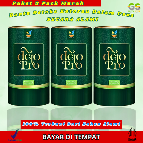 

Teh Celup Deto Pro 3 Pcs Membantu Melancarkan Pencernaan Mendetoks Tubuh