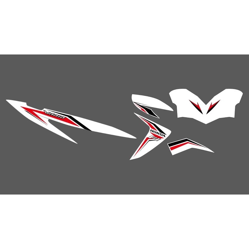 STRIPING STICKER TRANSPARAN VARIO 110 KARBU/FI DESIGN ORIGINAL CUSTOM