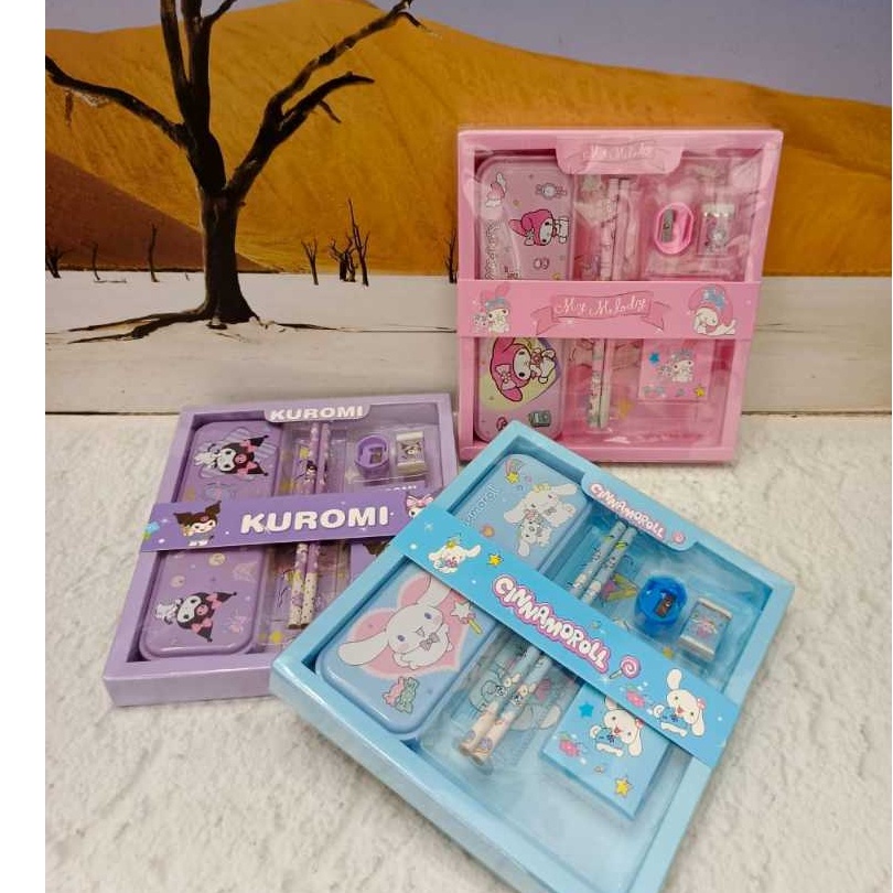 

Extra ALAT TULIS STUDY STATIONERY SET EB567UGO 315SS 815 CINNAMOROLL KUROMI MELODY