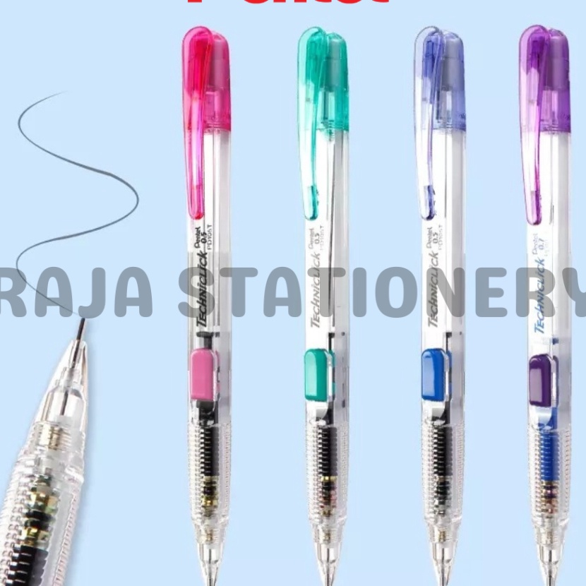 

KI3 Pentel Techniclick Mechanical Pencil 5 Pensil Mekanik 5mm Pentel