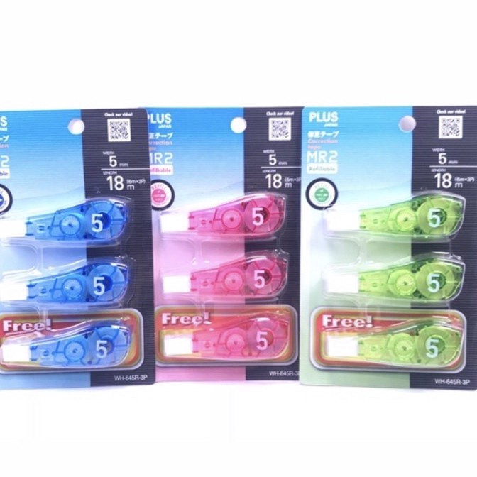 

HJ6 refill correction tipex plus japan mr 2 isi 3 bh