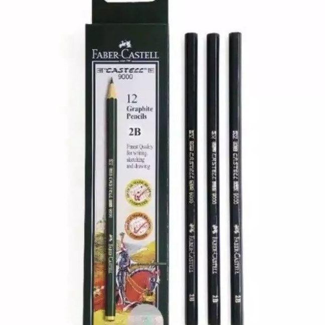 

Potongan Pensil Faber Castell 2B 1 pack isi 12pcs