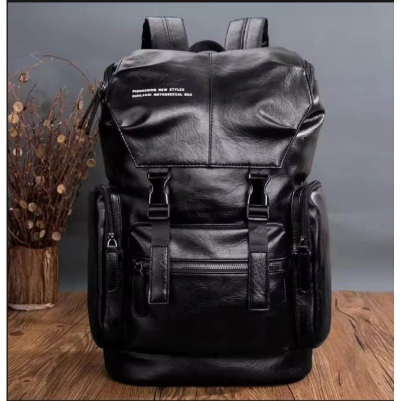Tas Pria Tas Ransel Pria Kulit Tas Punggung Tas Ransel Backpack Pria