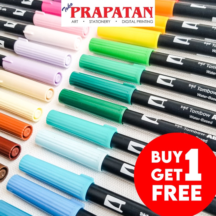 

Diskon Tombow Dual Brush Pen ABT WaterBased BUY 1 GET 1 Spidol Warna PART 1