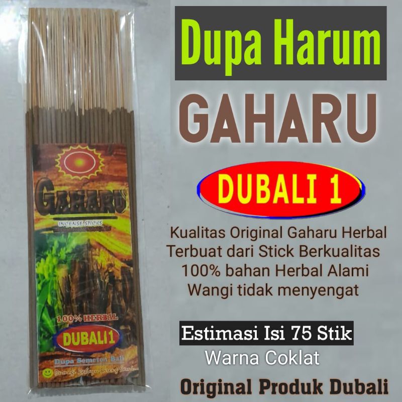 Dupa GAHARU Alami Original Dubali