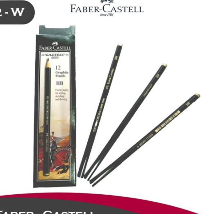 

KF7 Pencil Pensil Faber Castell 2B 12pcs
