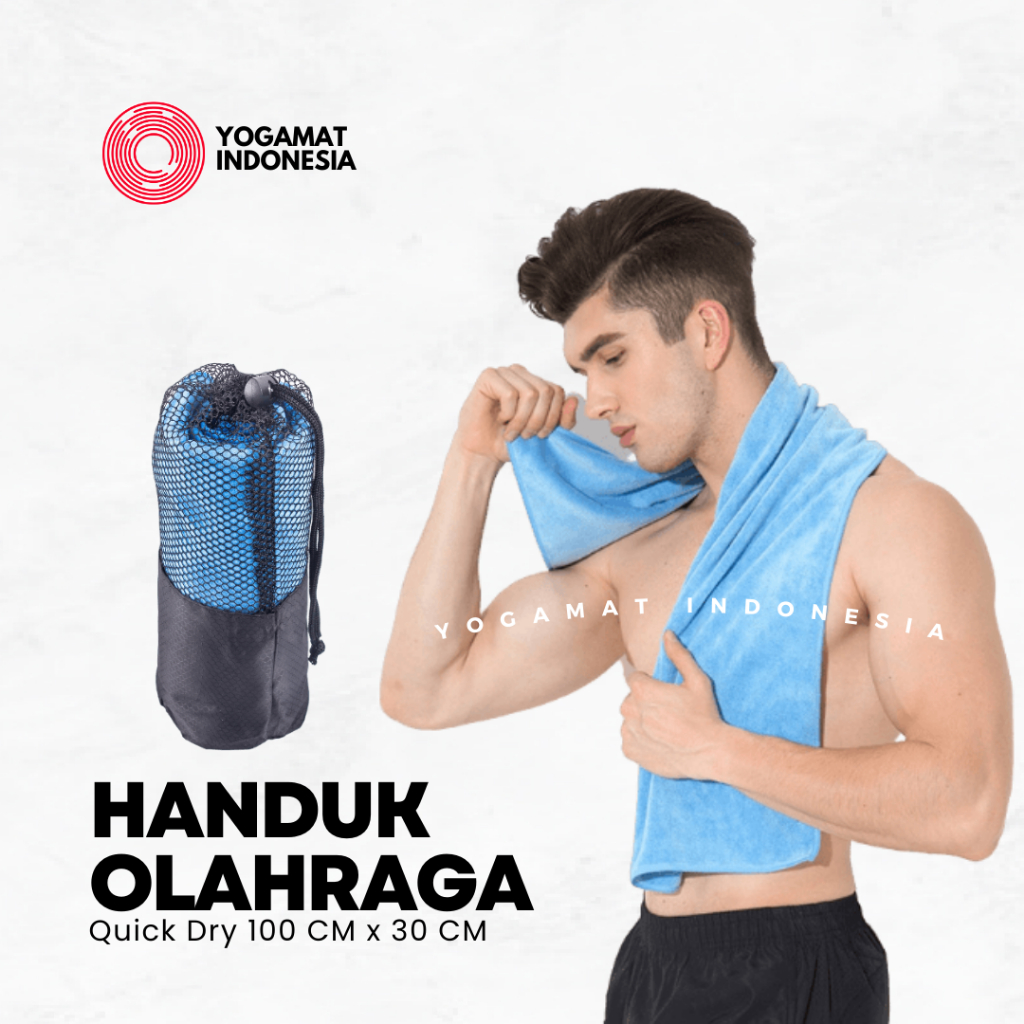 Handuk Olahraga Microfiber / Handuk Olahraga Kecil /  Handuk Quick Dry Travel