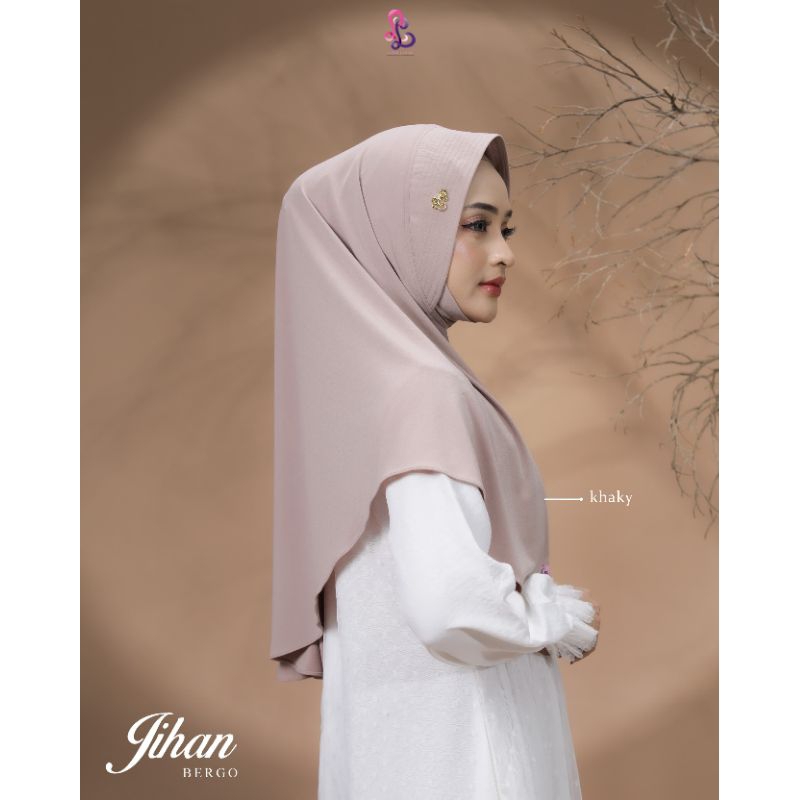 LINALIVIA HIJAB Jilbab JIHAN hijab instan SYAR'I LINALIVIA bergo cantik kekinian