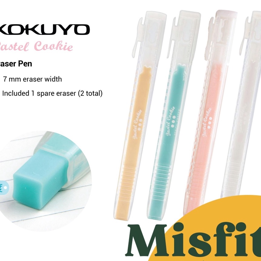 

FG2 Kokuyo Pastel Cookie Eraser Pen Penghapus Pensil lucu Anak Sekolah