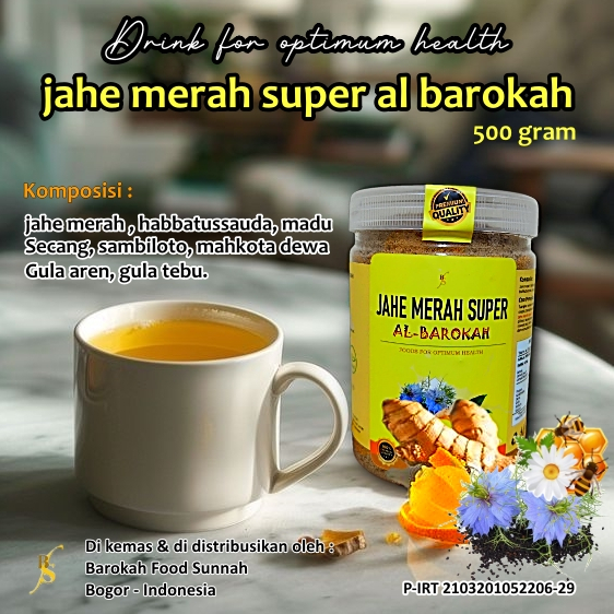 

Jahe merah instan al-barokah bfs 500 gram original