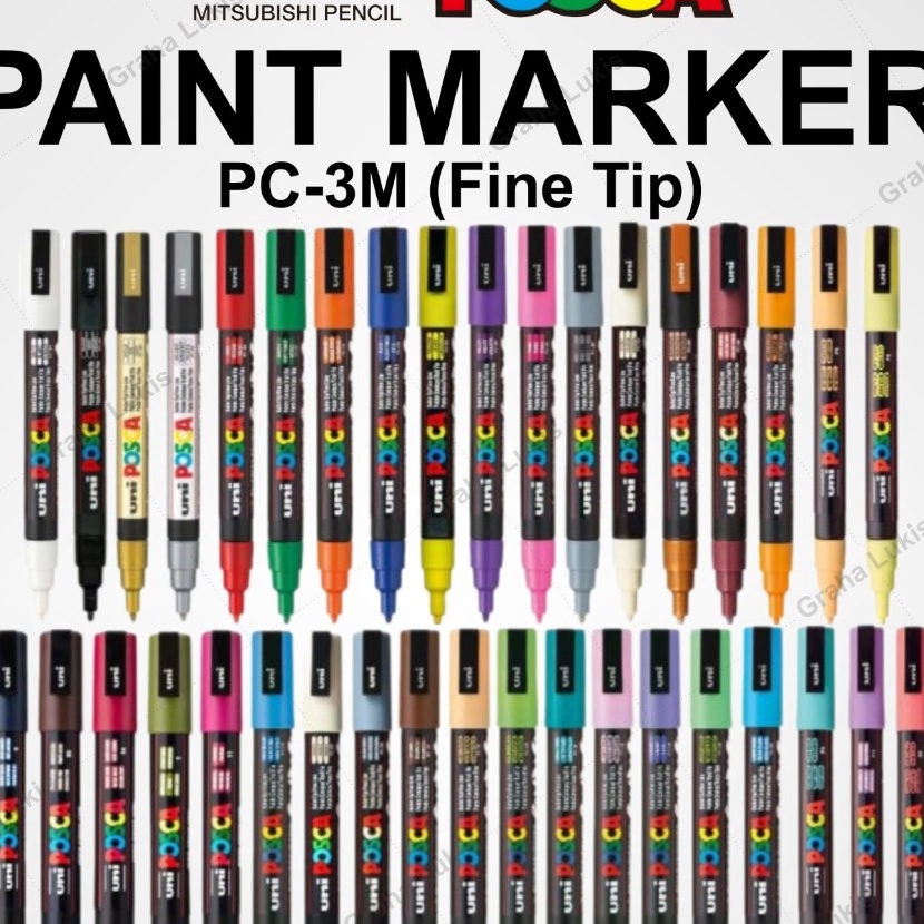 

HJ6 Uni Posca PC3M Marker Pen Fine Tip